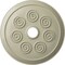 Ekena Millwork Spiral Ceiling Medallion (Fits Canopies up to 4"), Hand-Painted Clear Yellow, 25 1/4"OD x 4"ID x 2"P CM25SPCYF - alternate 1